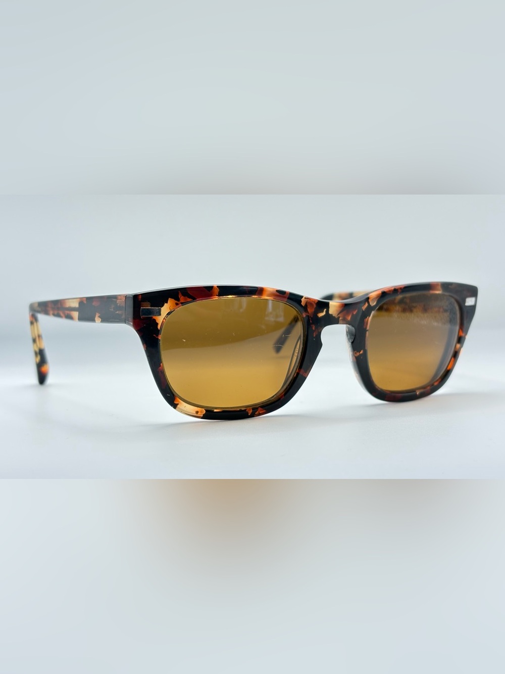 Warby Parker Neville-262 Brown Oval Sunglasses Frames Only